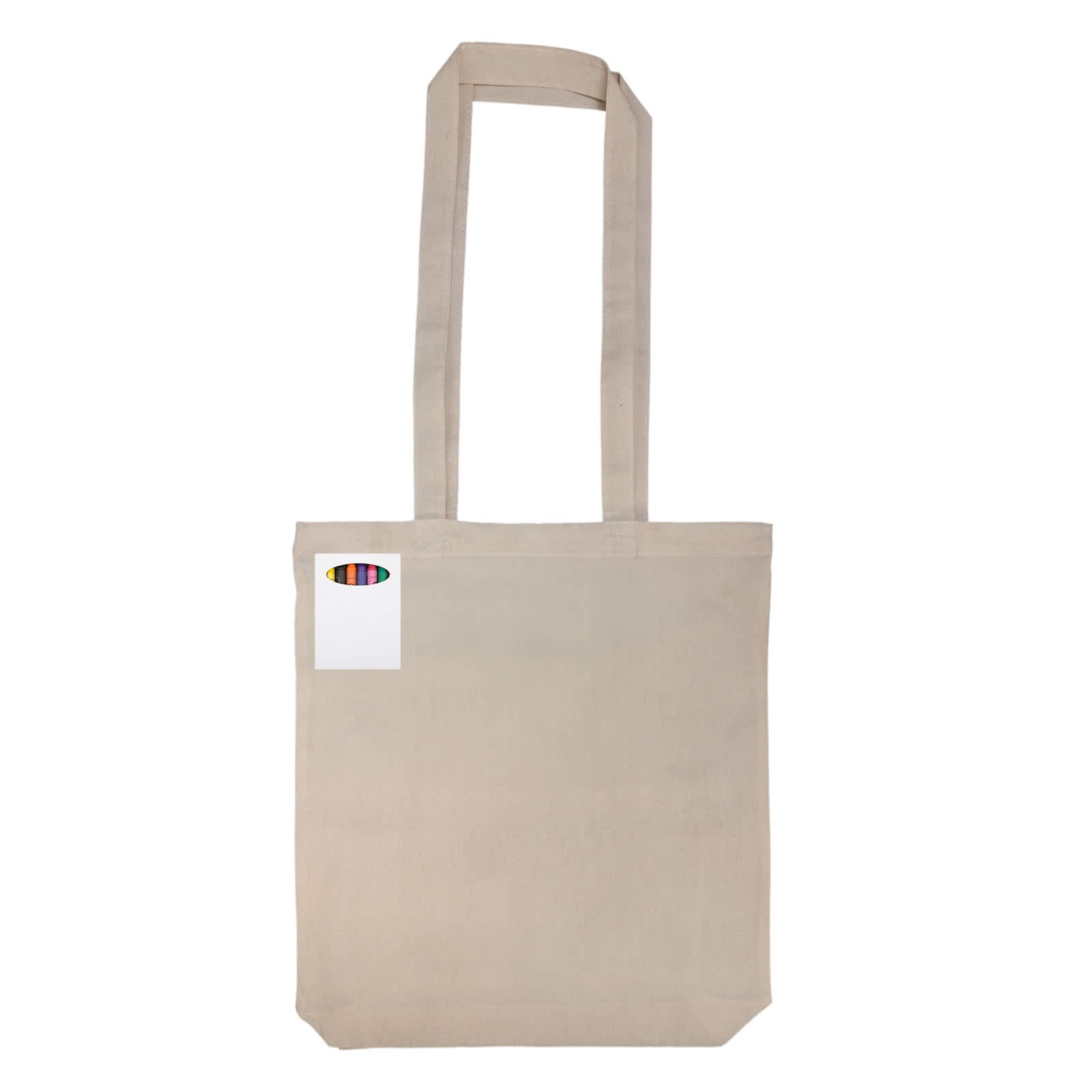Get Crafty Folding Calico Bag and Crayons [2-LL531]