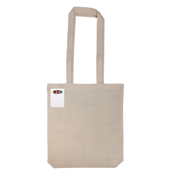 Get Crafty Folding Calico Bag and Crayons [2-LL531]