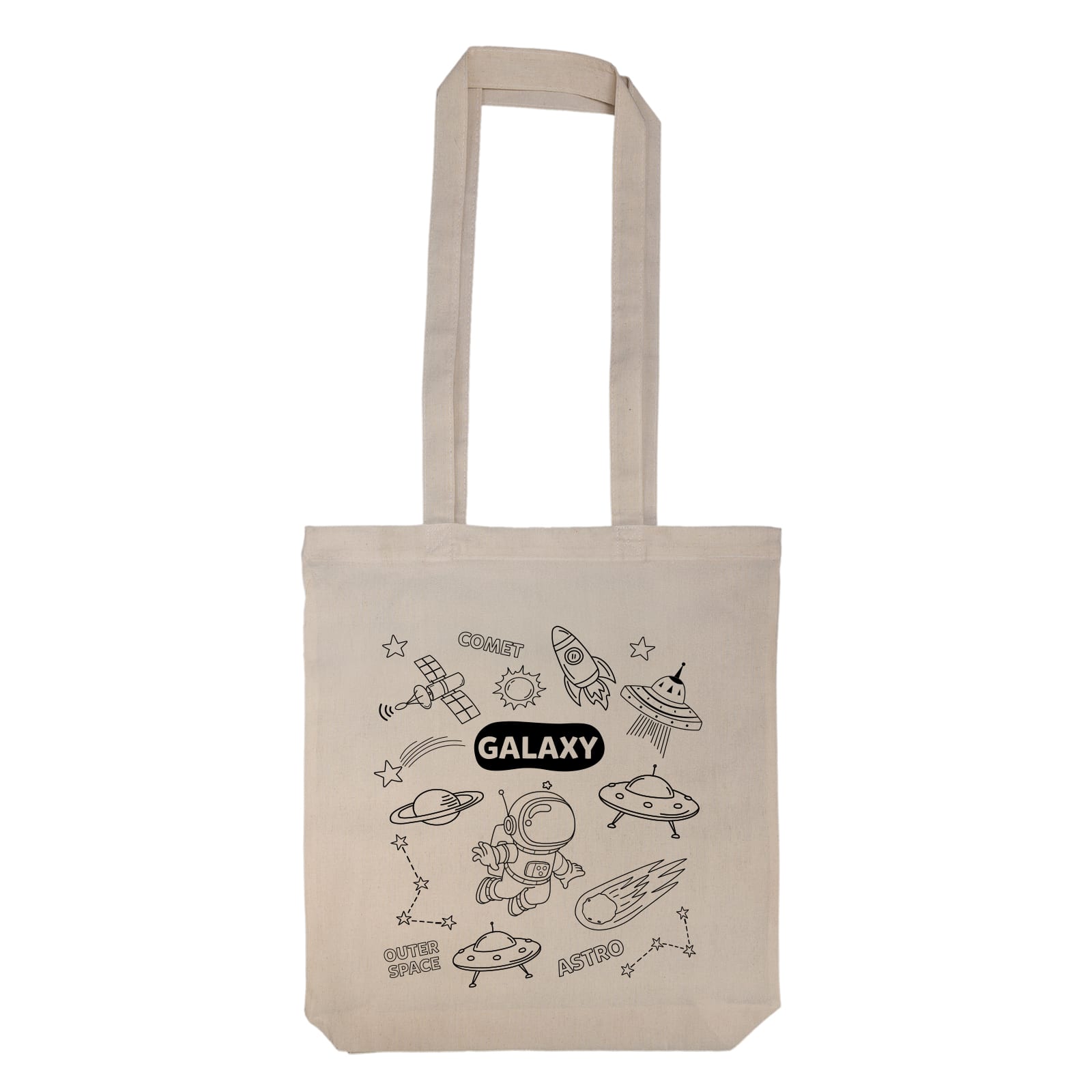 Get Crafty Folding Calico Bag and Crayons [2-LL531]