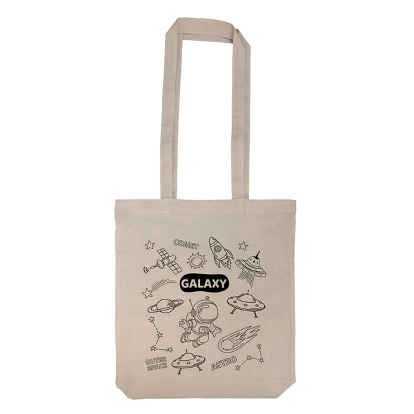 Get Crafty Folding Calico Bag and Crayons [2-LL531]