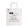 Colouring Short Handle Cotton Bag  Crayons [2-LL5520]