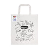 Colouring Short Handle Cotton Bag  Crayons [2-LL5520]