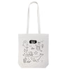 Colouring Long Handle Cotton Bag  Pencils [2-LL5524]