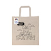 Colouring Short Handle Calico Bag  Crayons [2-LL5522]