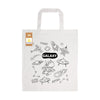 Colouring Short Handle Cotton Bag  Pencils [2-LL5523]