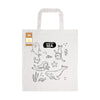 Colouring Short Handle Cotton Bag  Pencils [2-LL5523]