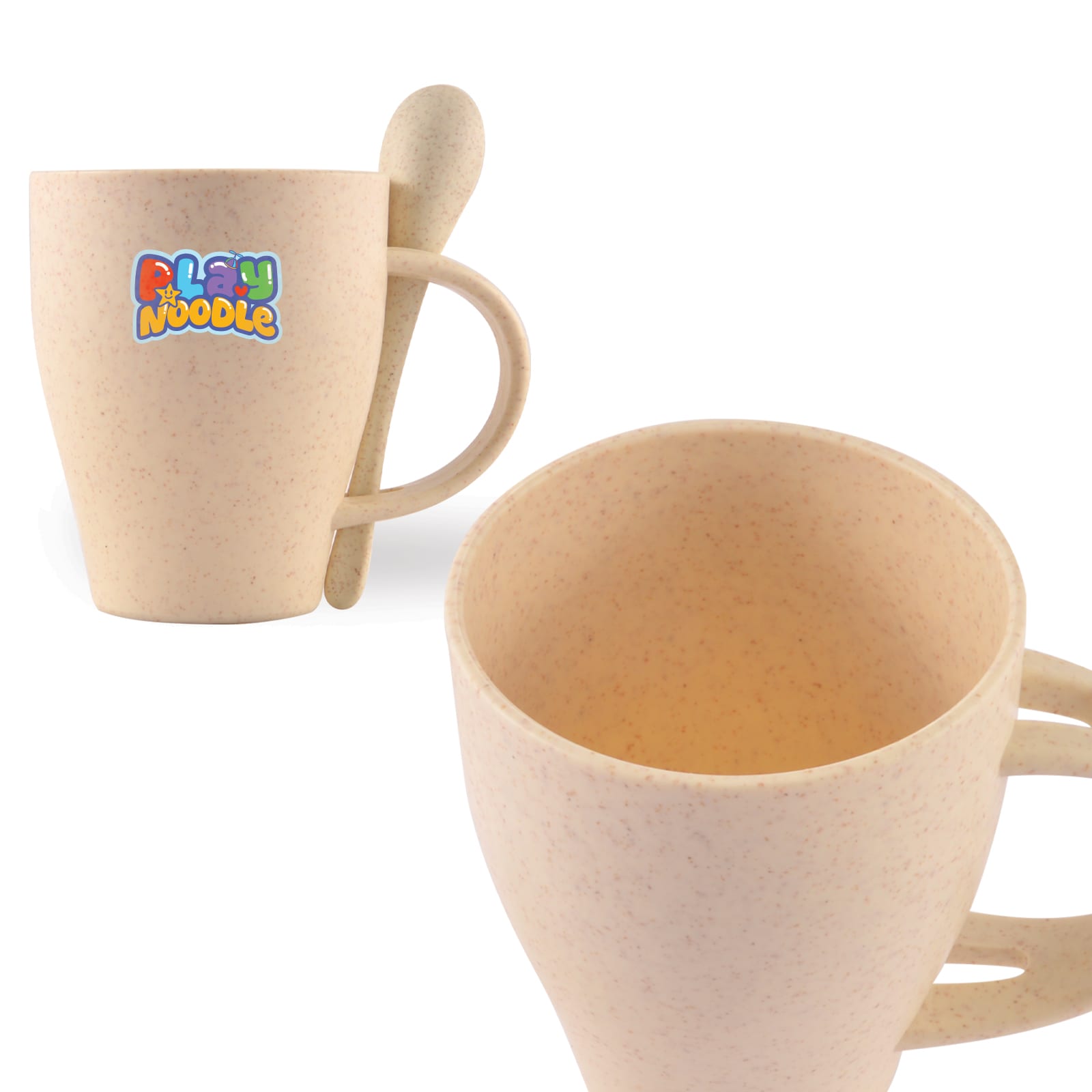 Avenue Wheat Fibre Cup and Spoon [2-LL6483]