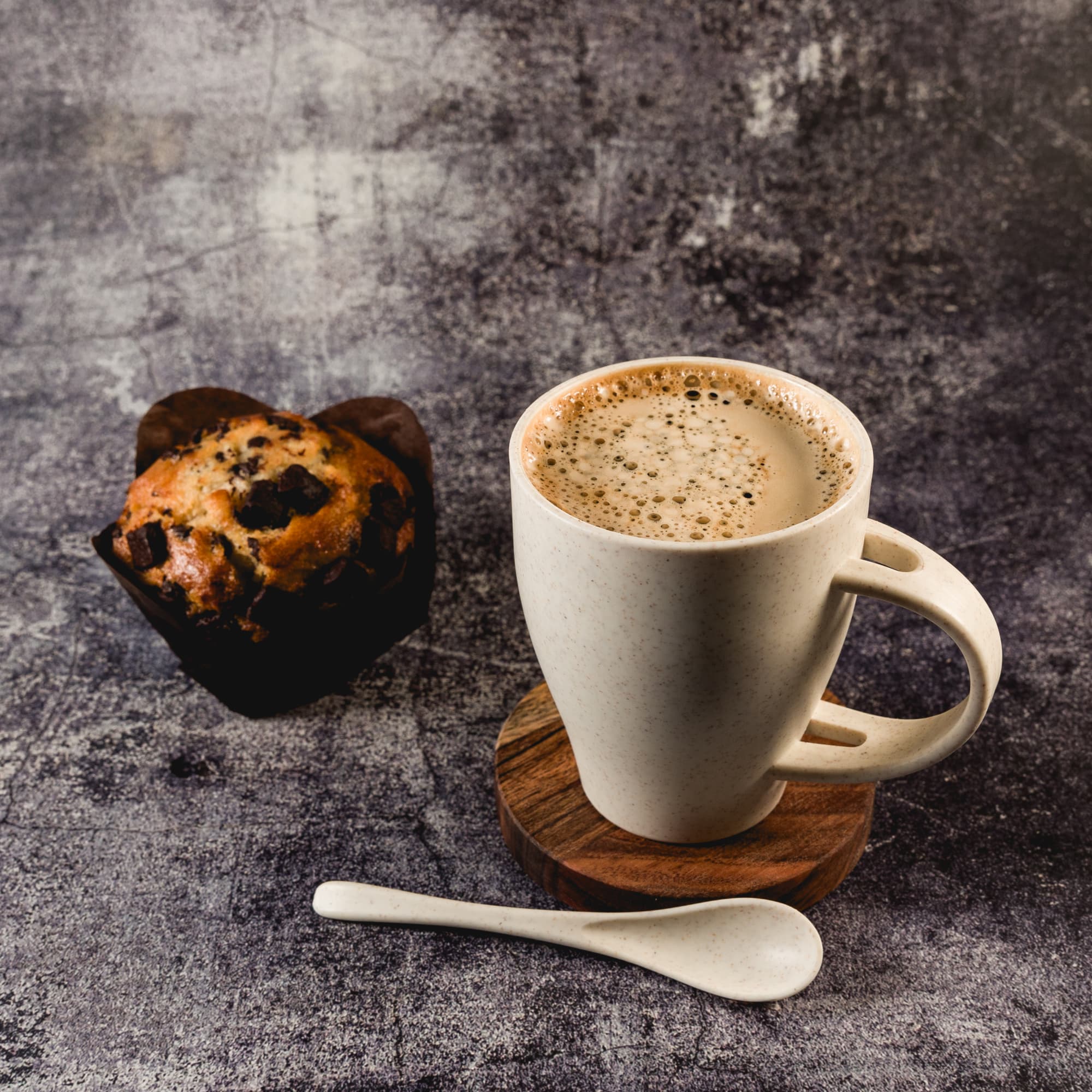 Avenue Wheat Fibre Cup and Spoon [2-LL6483]