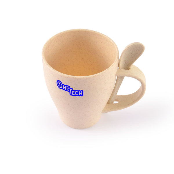 Avenue Wheat Fibre Cup and Spoon [2-LL6483]