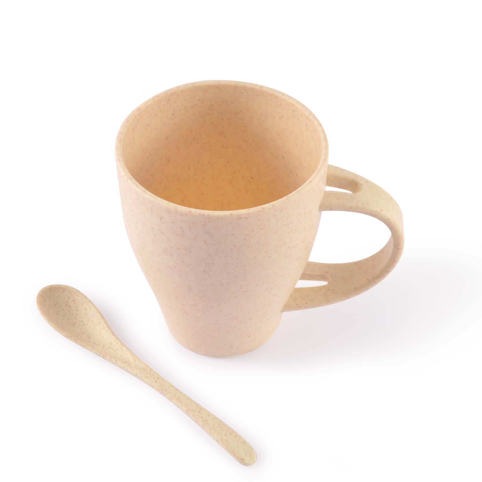 Avenue Wheat Fibre Cup and Spoon [2-LL6483]