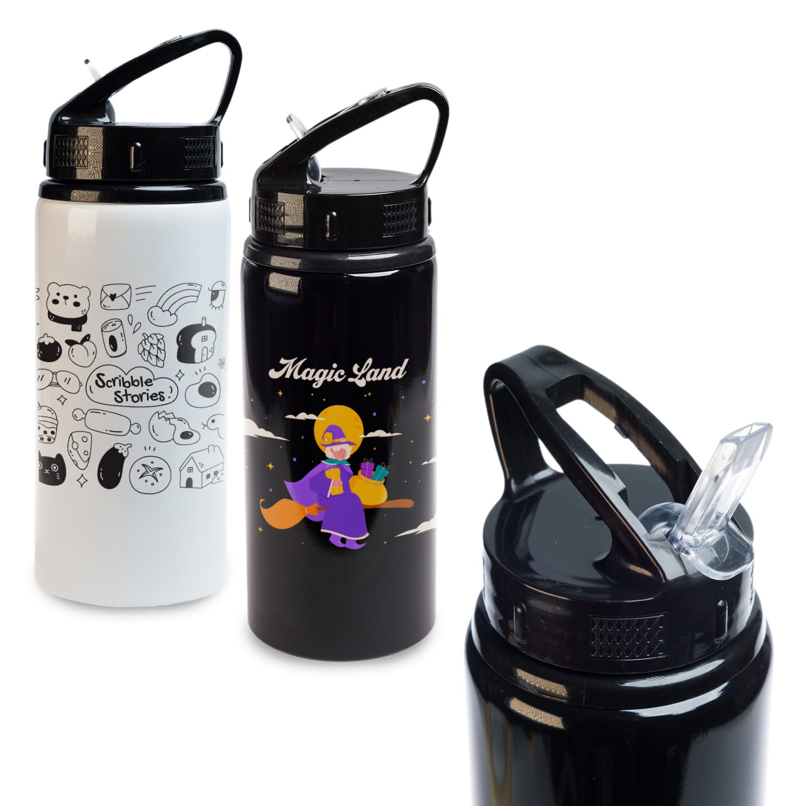 Amore 500ml Junior Bottle  Flip Straw Lid [2-LL6954]