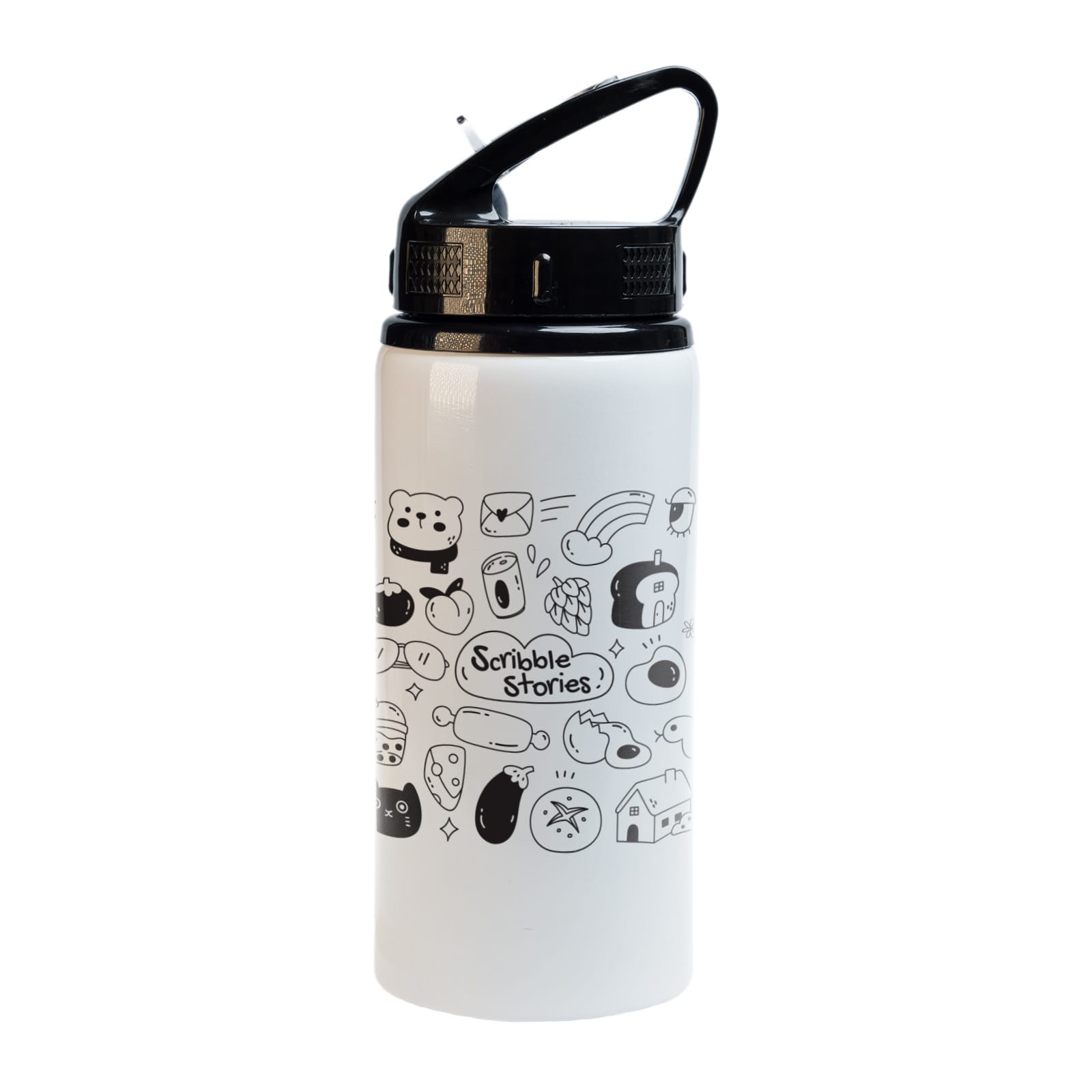 Amore 500ml Junior Bottle  Flip Straw Lid [2-LL6954]