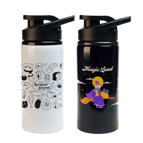 Amore 500ml Junior Bottle  Free Flow Lid [2-LL6955]