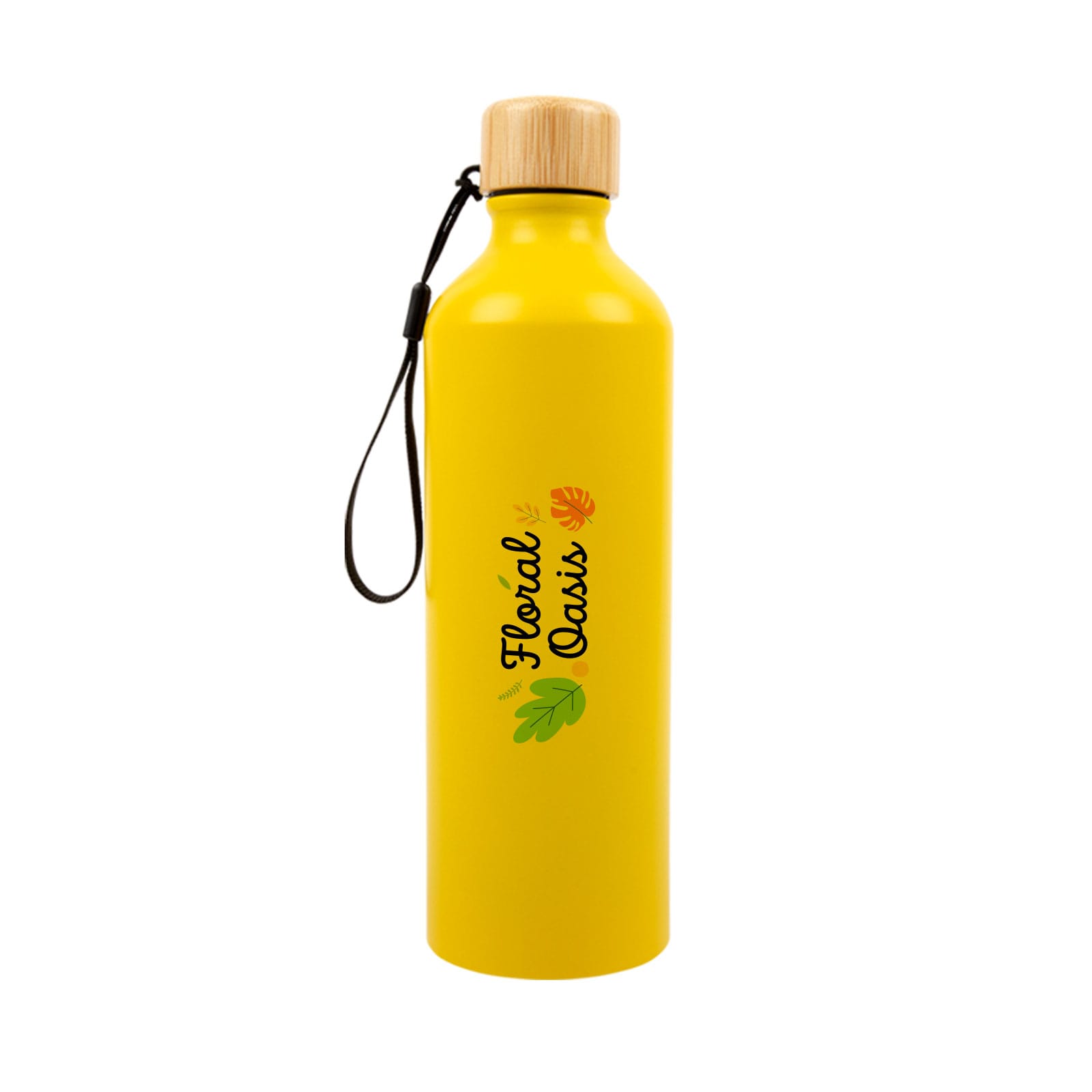 Gelato Aluminium Bottle with Bamboo Lid [2-LL6997]