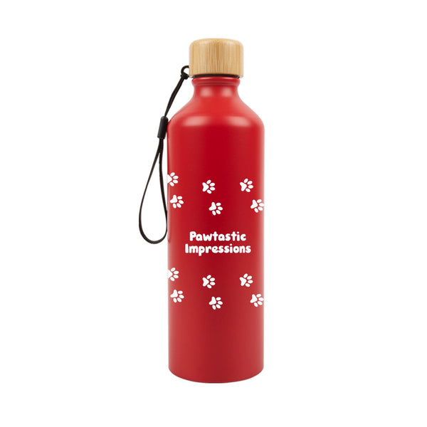 Gelato Aluminium Bottle with Bamboo Lid [2-LL6997]