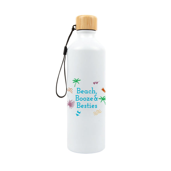 Gelato Aluminium Bottle with Bamboo Lid [2-LL6997]