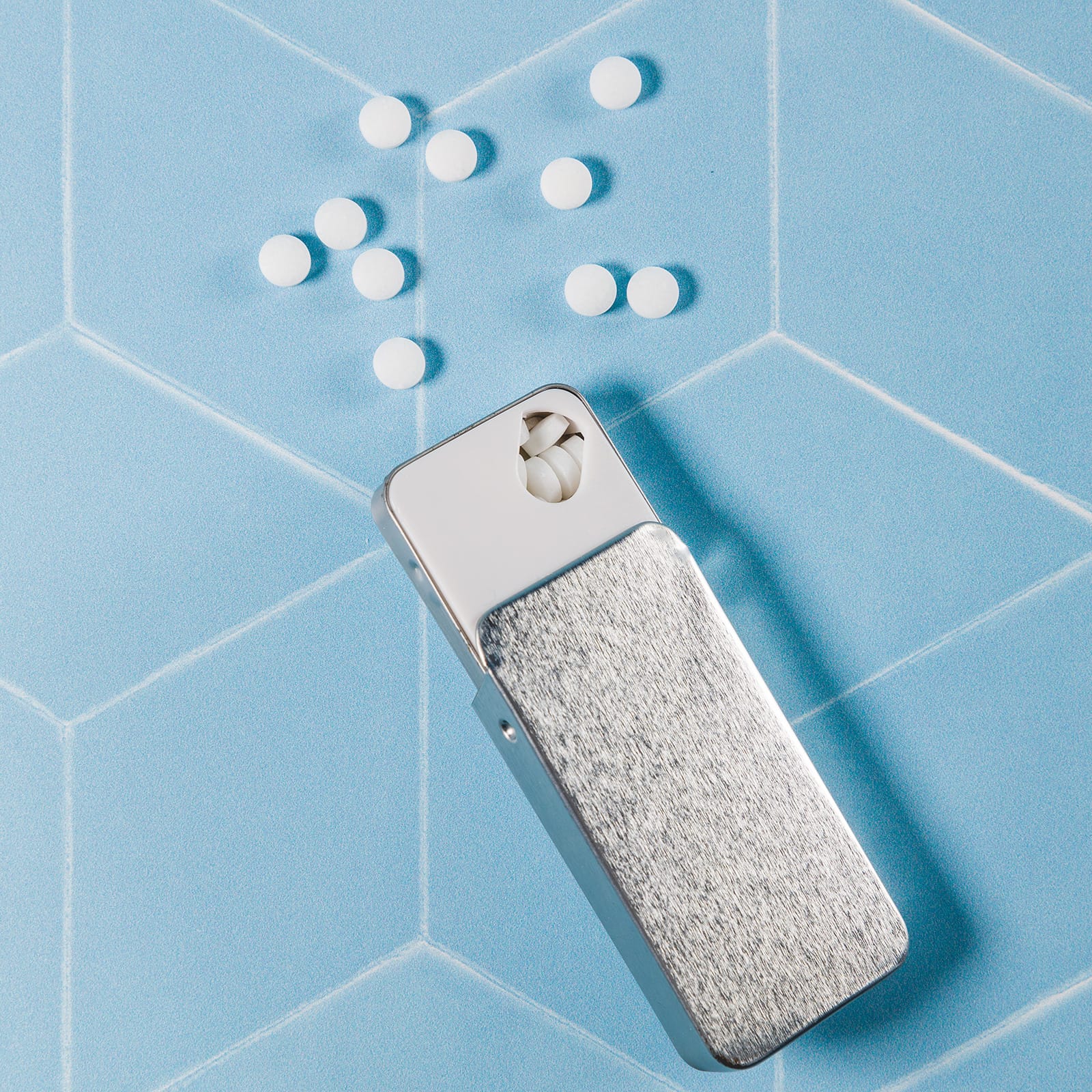 Sugar Free Breath Mints in Slider Tin [2-LL807]