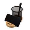 Bamboo Pen Tidy Phone Stand [2-LL8200]
