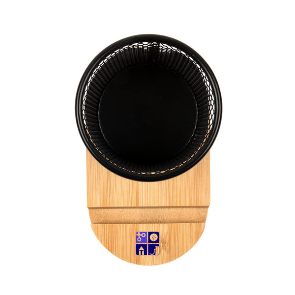 Bamboo Pen Tidy Phone Stand [2-LL8200]