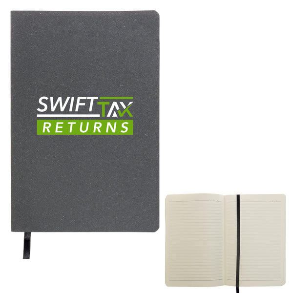 Astro Soft Cover Recycled Leather Notebook [2-LL8541]