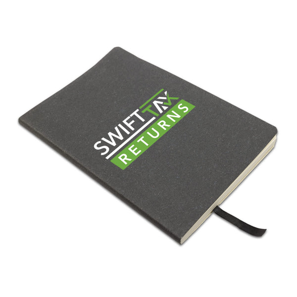 Astro Soft Cover Recycled Leather Notebook [2-LL8541]