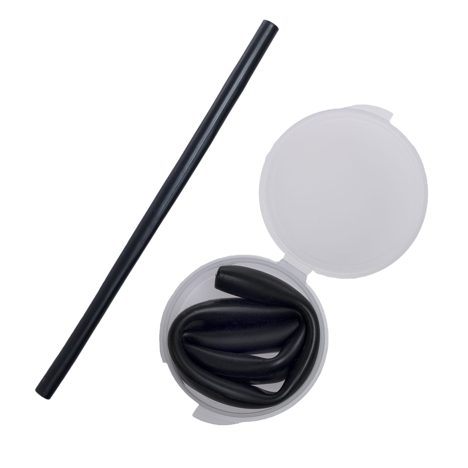 Silicone Straw in Case [2-LL8785]