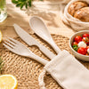 Delish Eco Cutlery Set in Calico Pouch [2-LL8790]