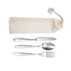 Banquet Cutlery Set in Calico Pouch [2-LL8798]