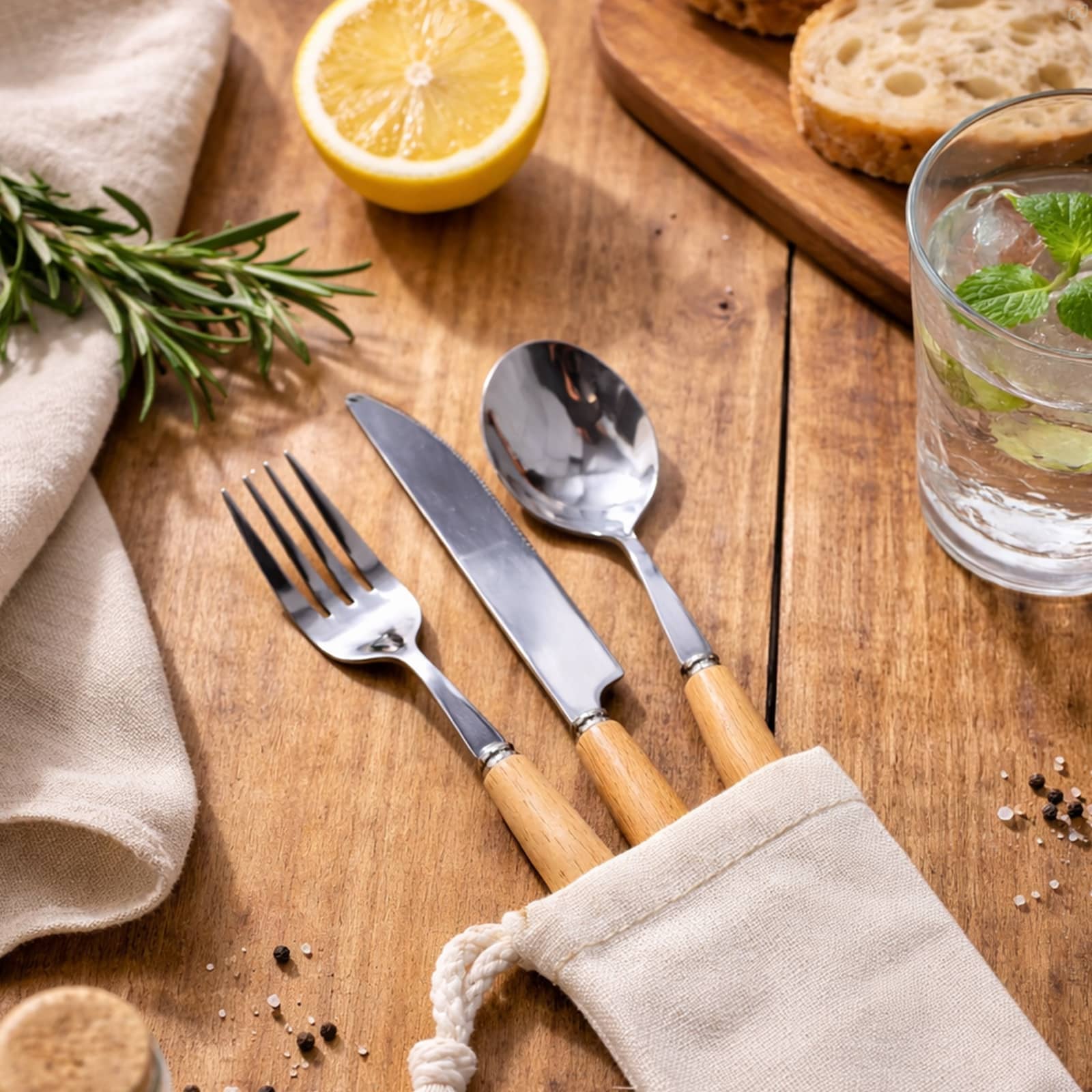 Savour Cutlery Set in Pouch [2-LL8808]