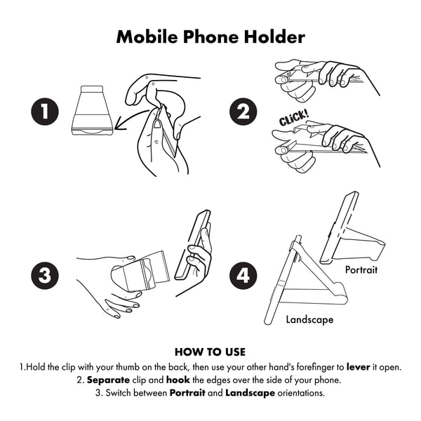 Grip Clip Phone Stand [2-LL9087]