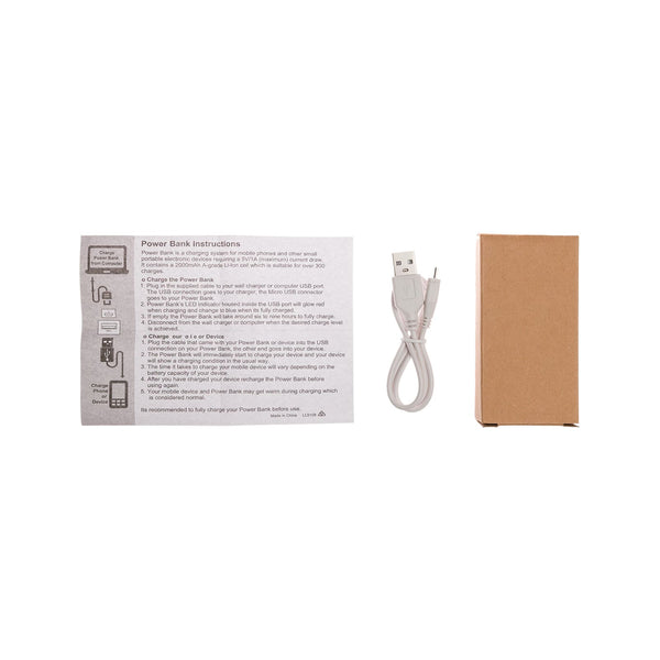 Velocity Power Bank  2000 mAh [2-LL9109]