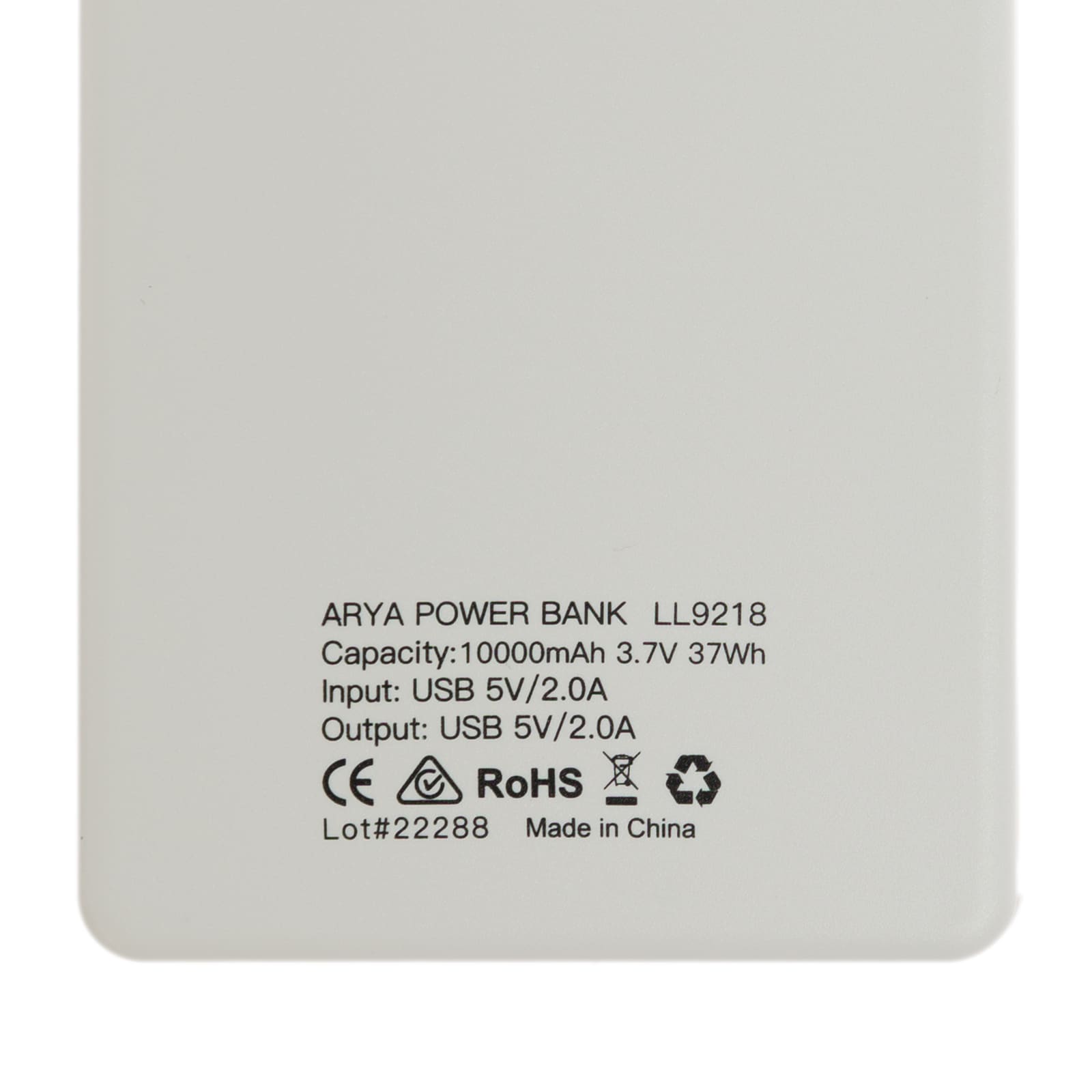 Arya 10000mAh Power Bank [2-LL9218]