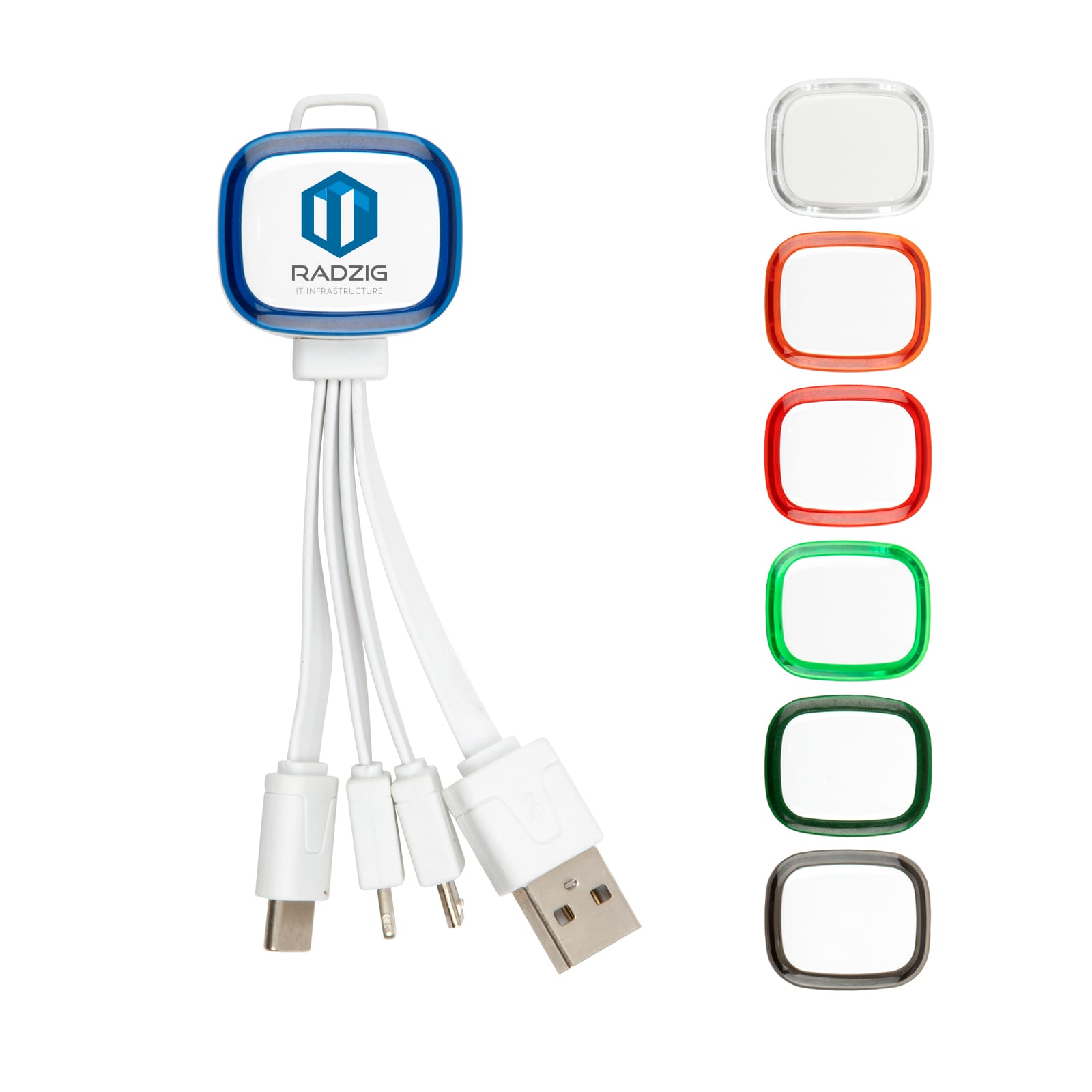 Family Light Up  3 in 1 Cable [2-LL9404]