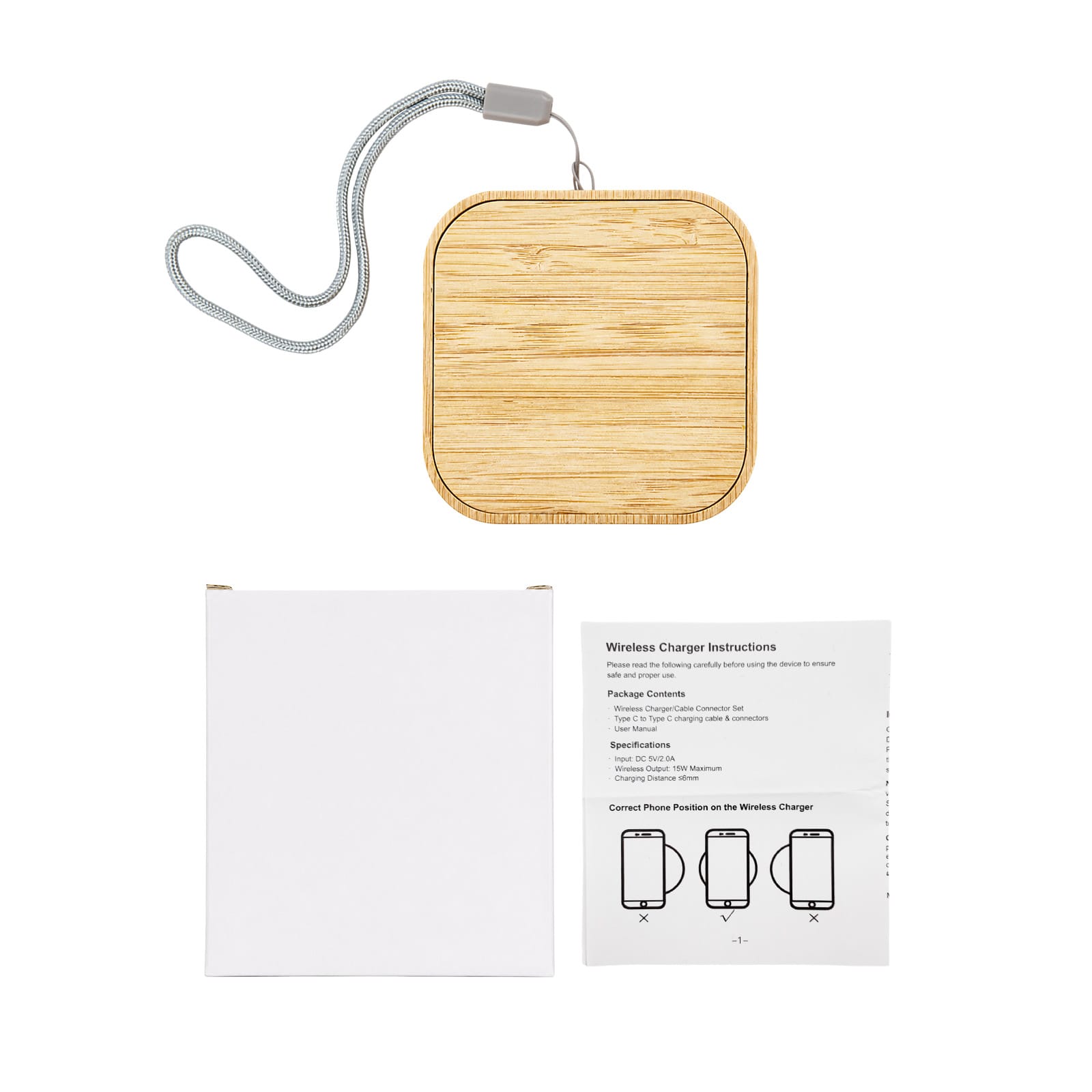 Reveal Square Wireless Charger Set [2-LL9429]