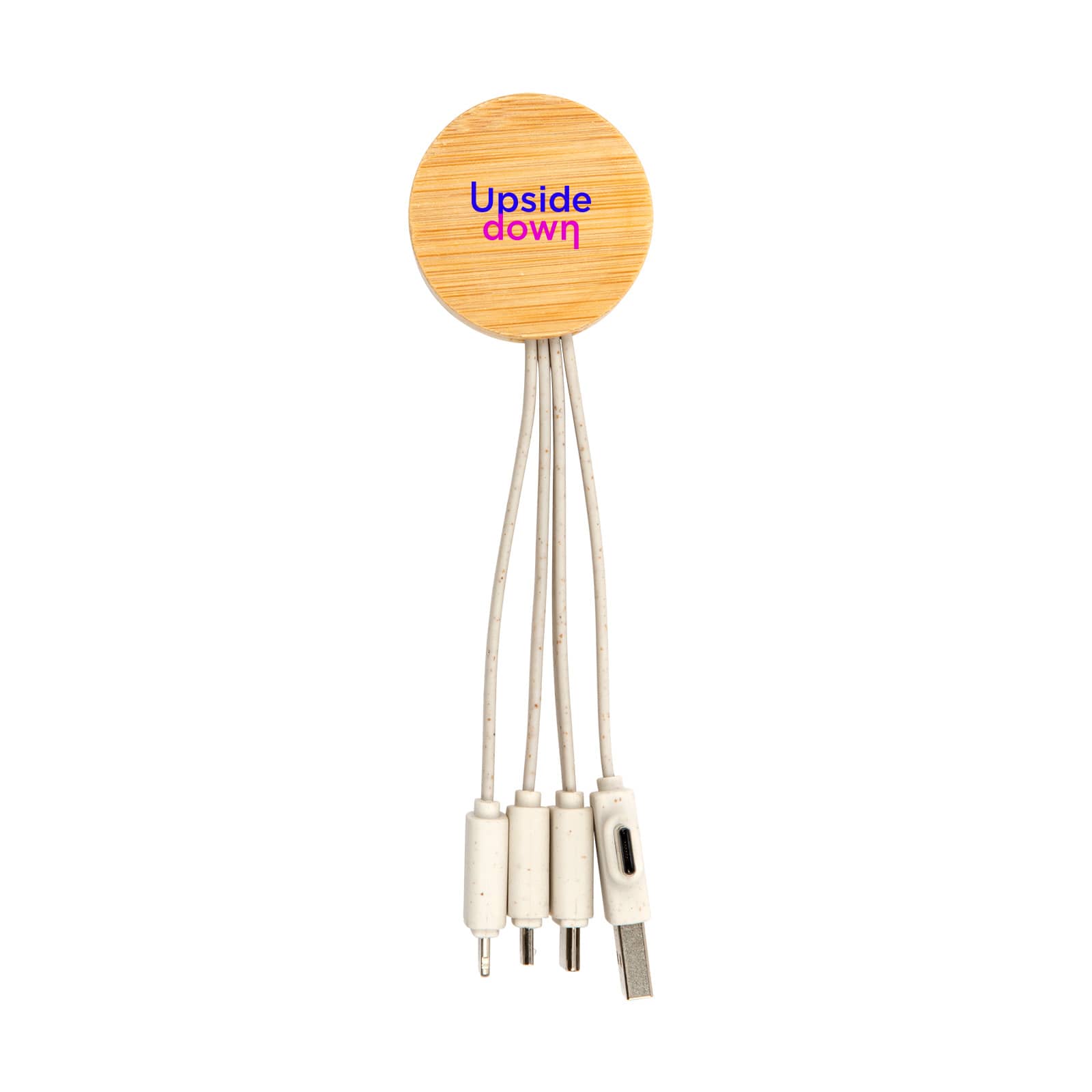 Sprite Round Bamboo Charging Cable [2-LL9436]