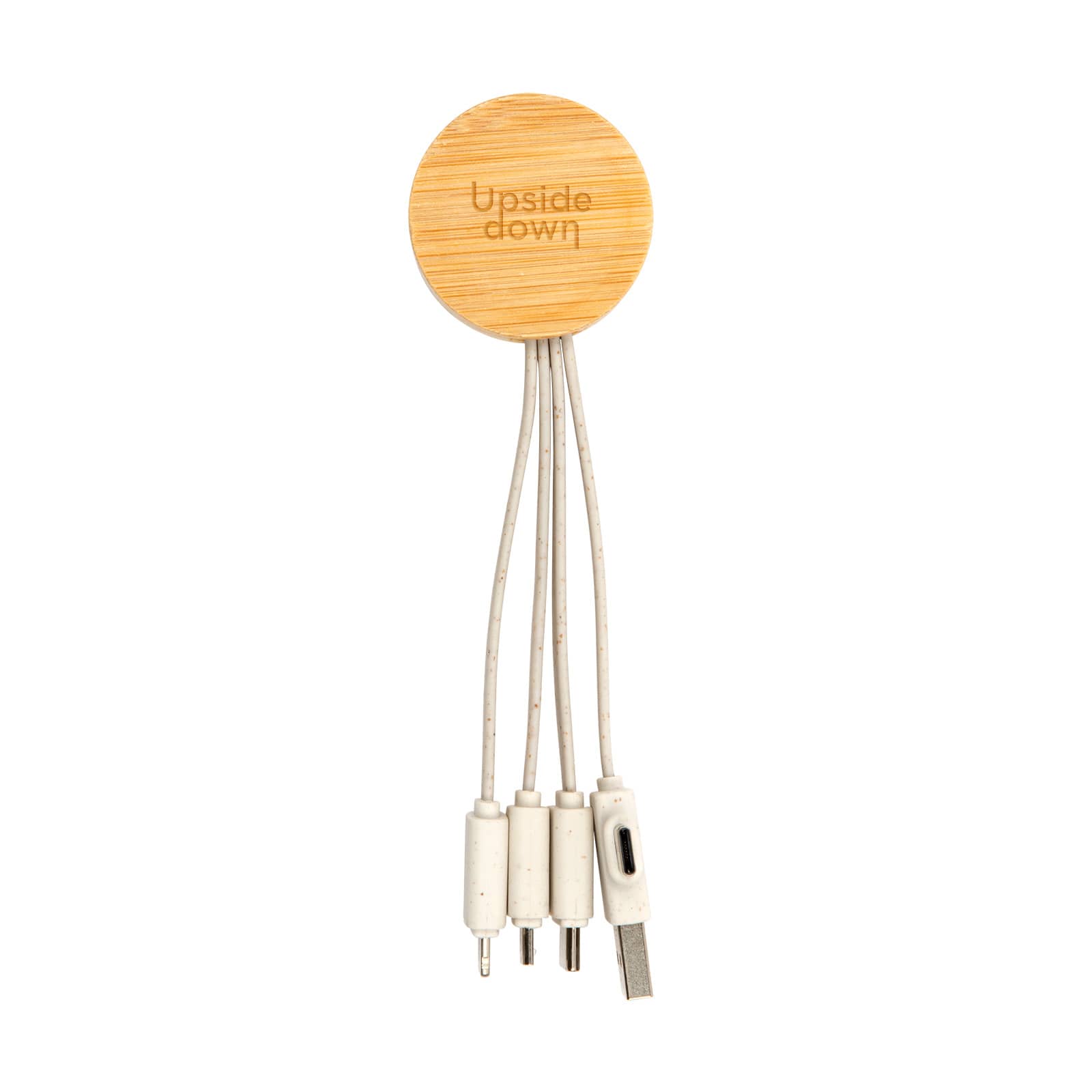 Sprite Round Bamboo Charging Cable [2-LL9436]