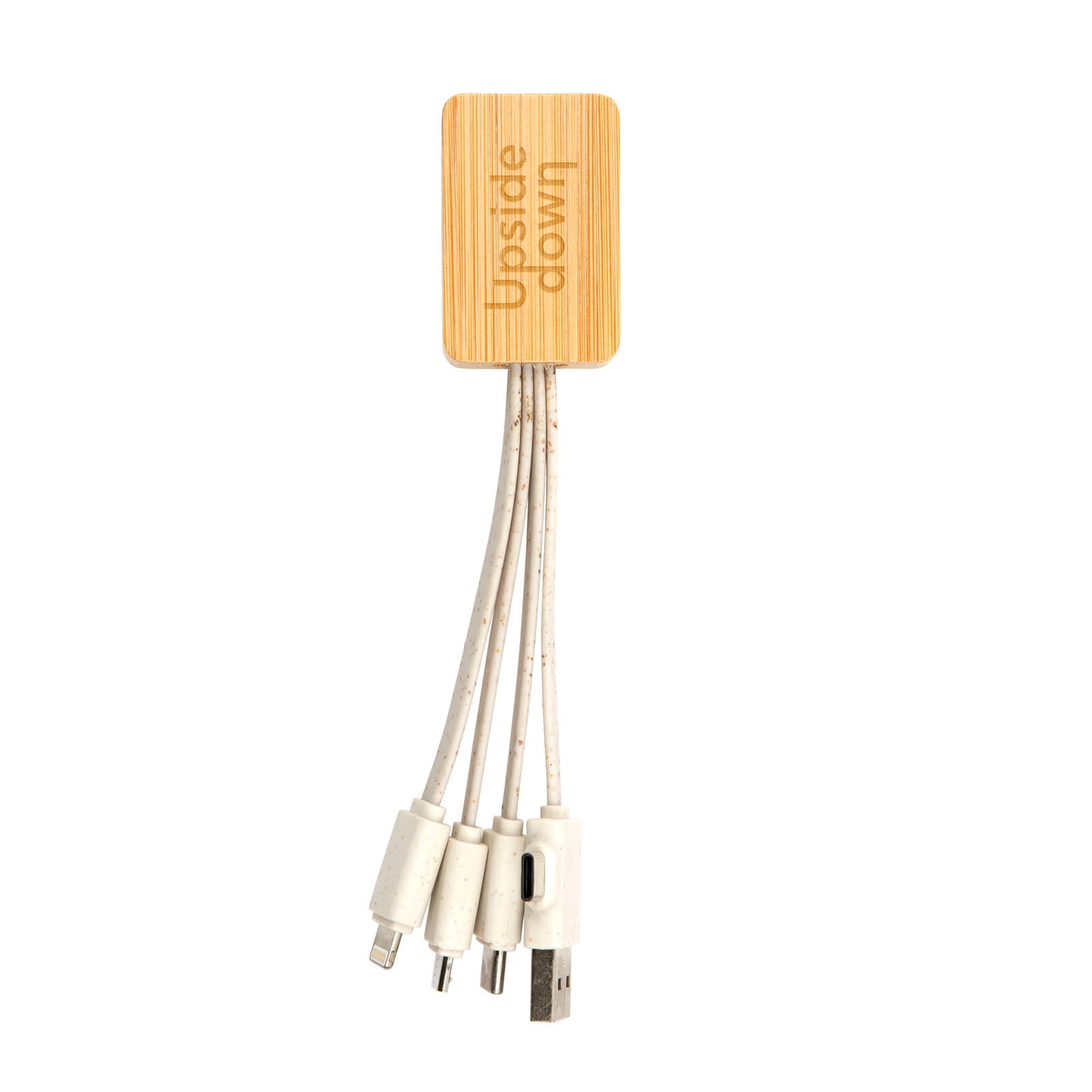 Sprite Square Bamboo Charging Cable [2-LL9437]