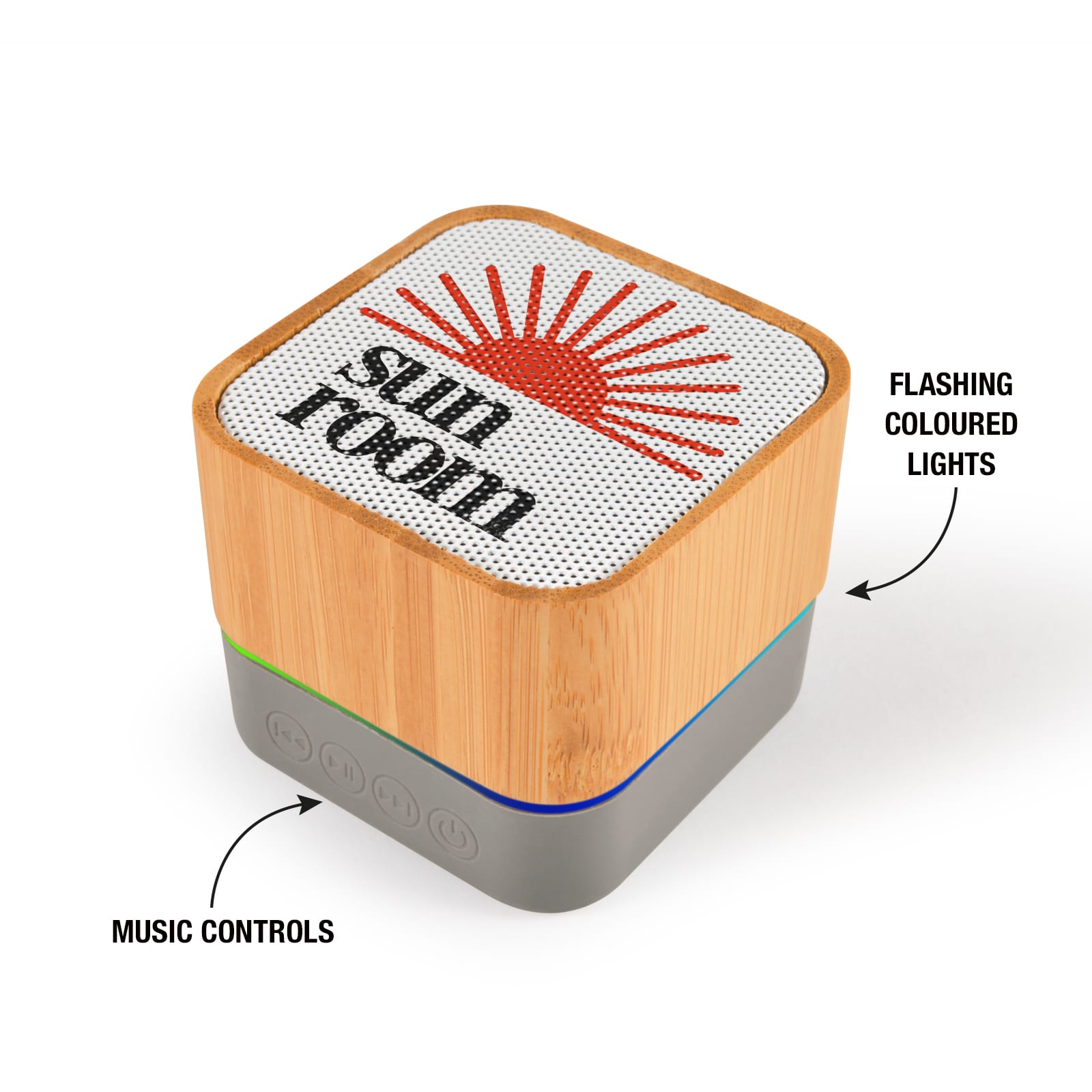 Gig Bamboo Bluetooth Speaker [2-LL9462]