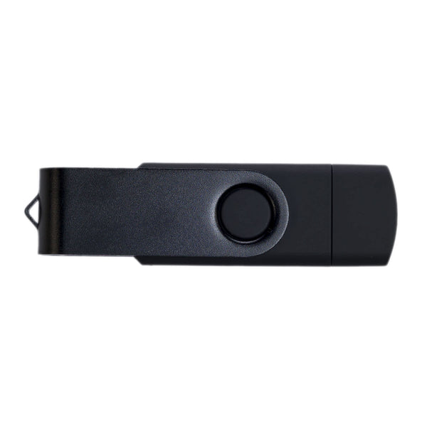 Swivel USB Flash Drive Dual 8GB [2-LL9607]
