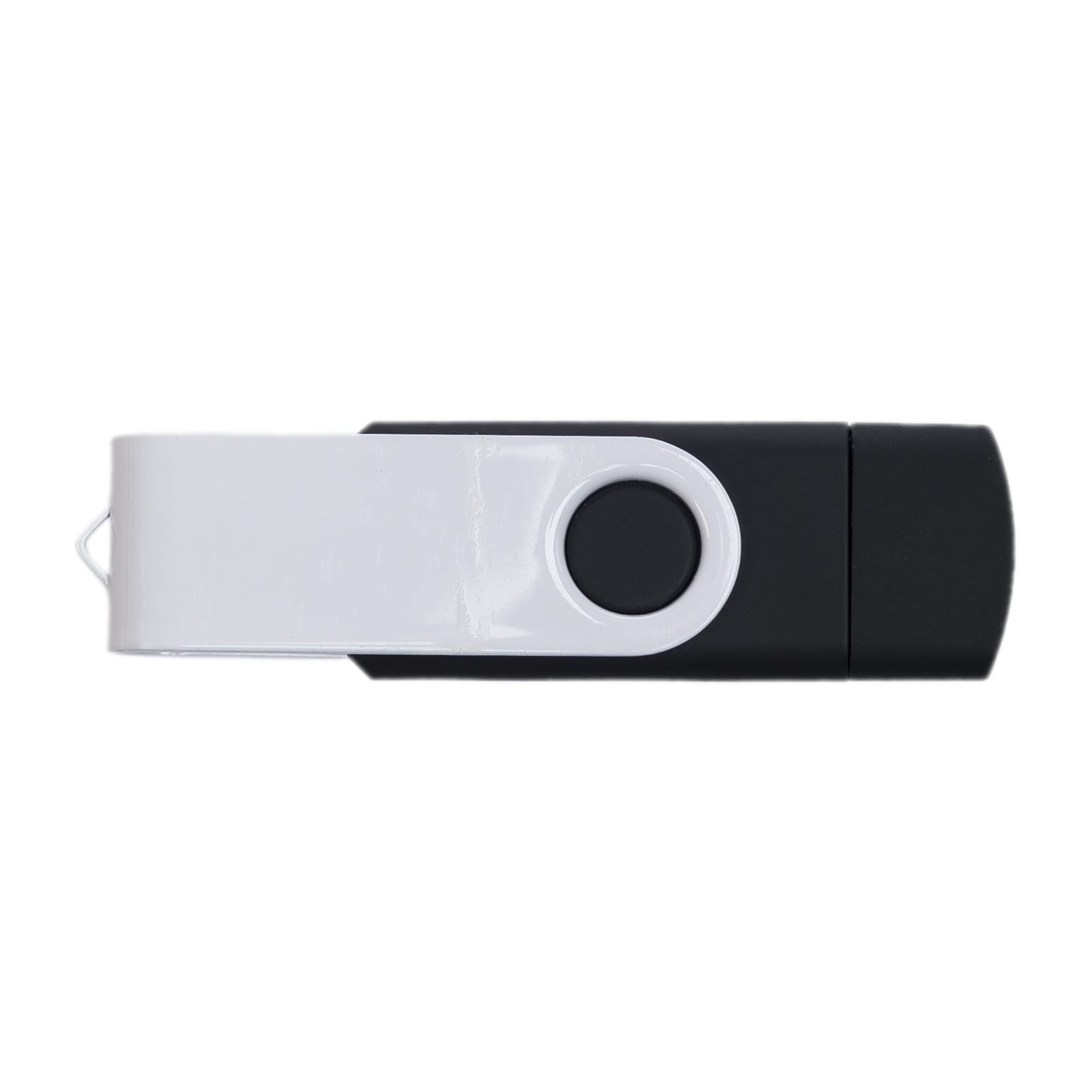Swivel USB Flash Drive Dual 8GB [2-LL9607]