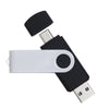 Swivel USB Flash Drive Dual 8GB [2-LL9607]