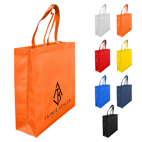 Laminated Non Woven Bag with Large Gusset [19-LNWB004]