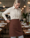 AP06M3100 Canvas Short Waist Apron [53-AP06(M3100)]