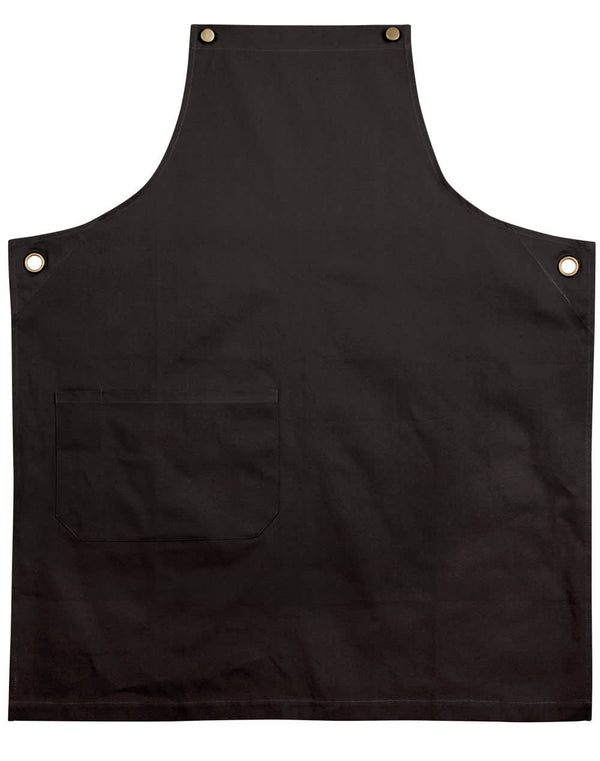 AP07M3200 Canvas Bib Apron [53-AP07(M3200)]