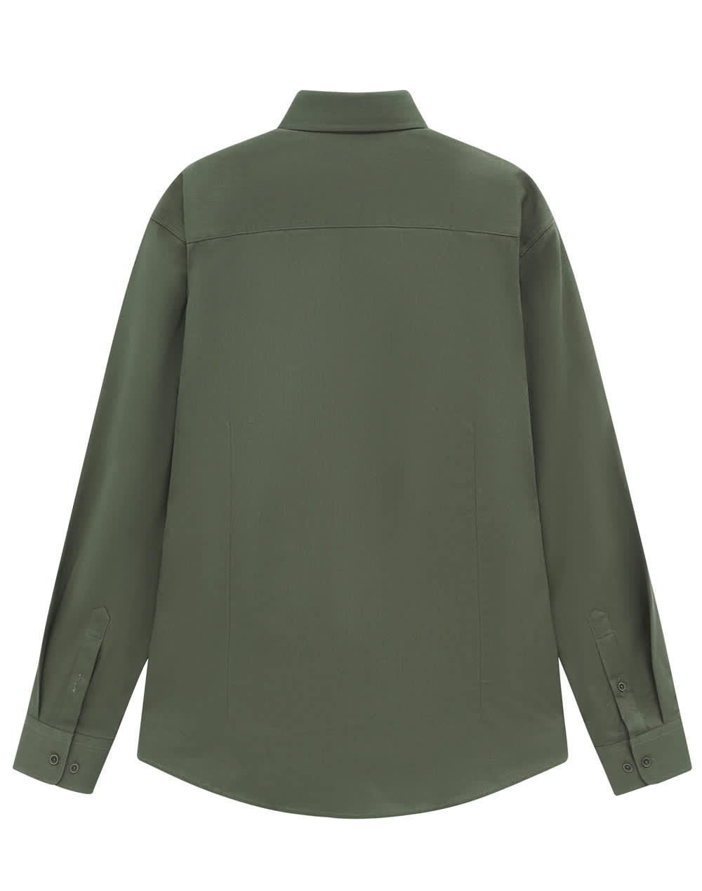 Mens Smart Casual Cotton Blend L/S Shirt [53-M7009L]