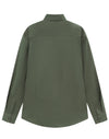 Mens Smart Casual Cotton Blend L/S Shirt [53-M7009L]
