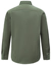 Mens Smart Casual Cotton Blend L/S Shirt [53-M7009L]