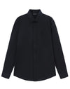 Mens Smart Casual Cotton Blend L/S Shirt [53-M7009L]