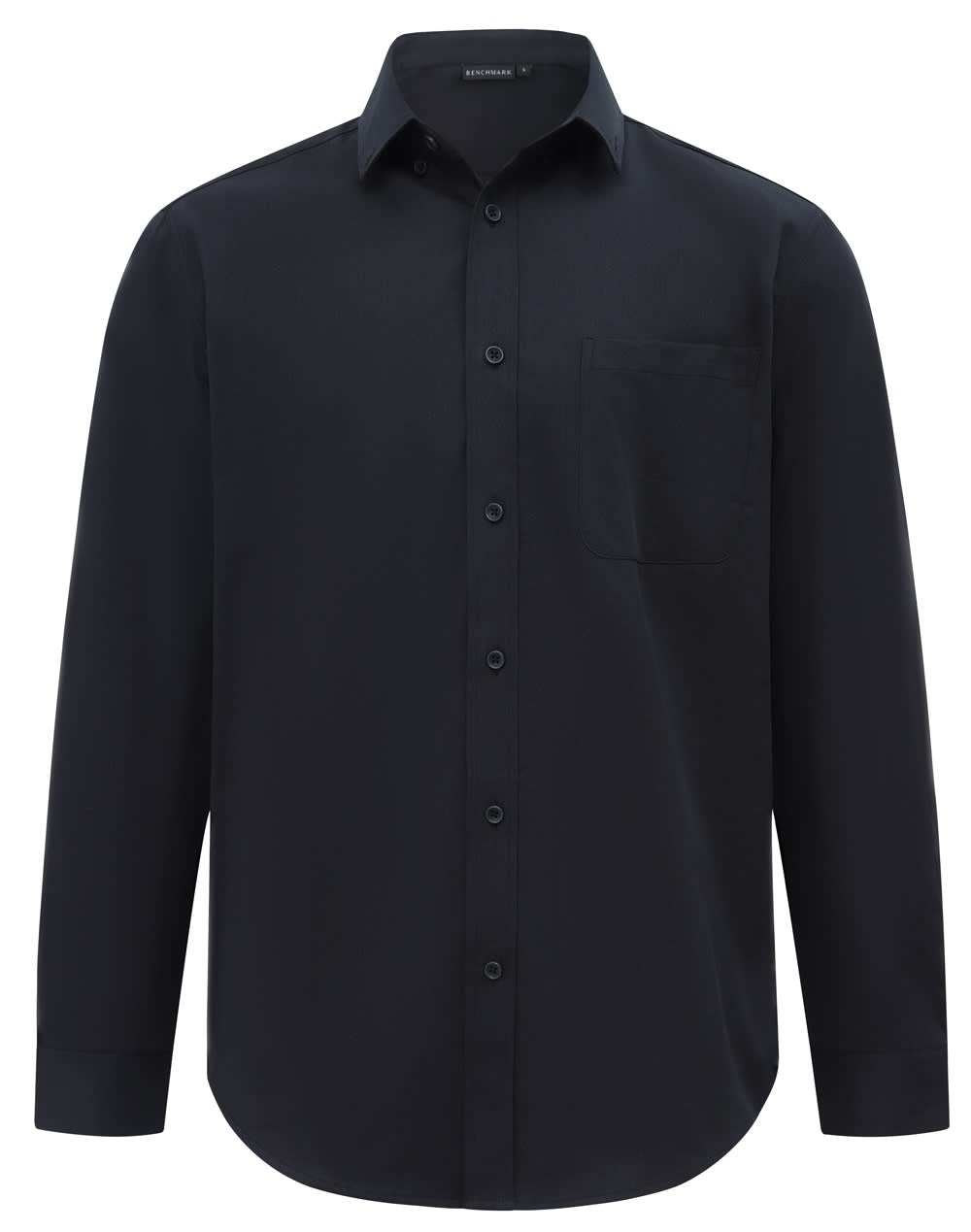 Mens Smart Casual Cotton Blend L/S Shirt [53-M7009L]