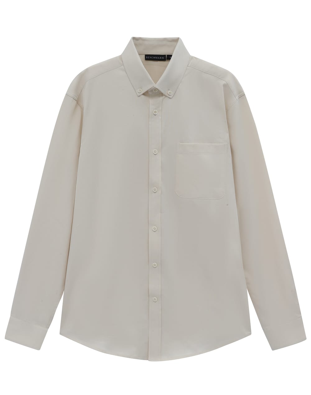 Mens Smart Casual Cotton Blend L/S Shirt [53-M7009L]
